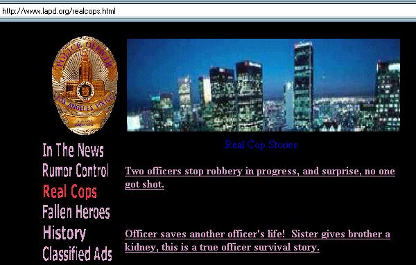 Inofficial website for the Los Angeles Police