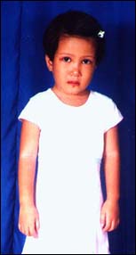 Alyana "Yana" Clarisse Evans, aged 4