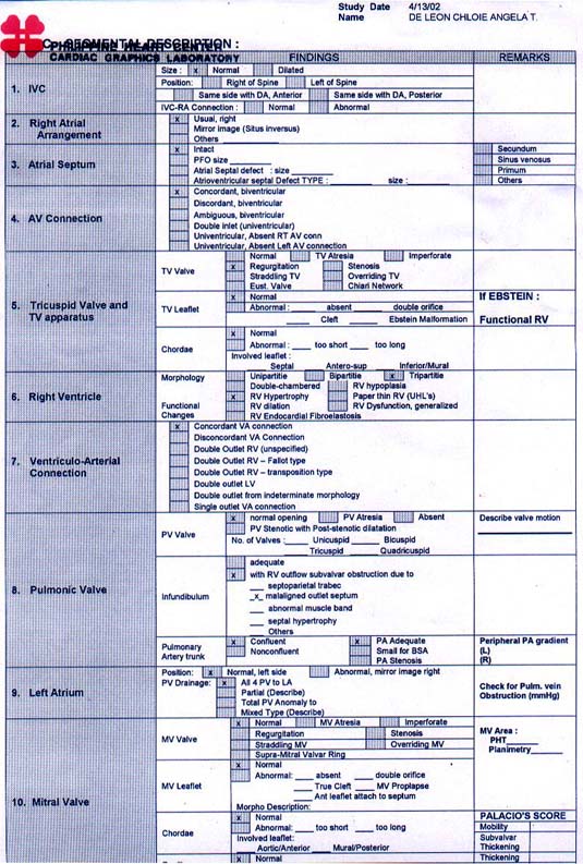 Chloie Angela T. de Leon - Pediatric Electrocardiography Report