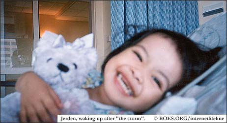 Jerden, awake and not very sad. January 26, 2002