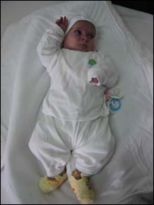 Shpat Naim Shala, 5 months, Date of Birth:	May 29, 2002. Djakovë, Kosovo, FRY
