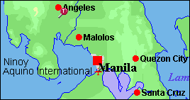 Map, Manila, Philippines