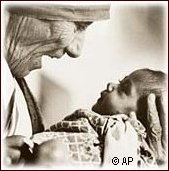 Mother Teresa. Photo & © Assosiated Press